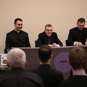 Susret kardinala Bozanića s bogoslovima Nadbiskupskog bogoslovnog sjemeništa u Zagrebu